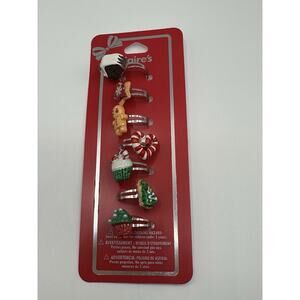 Claire's Girls Christmas Holiday Rings 7 rings